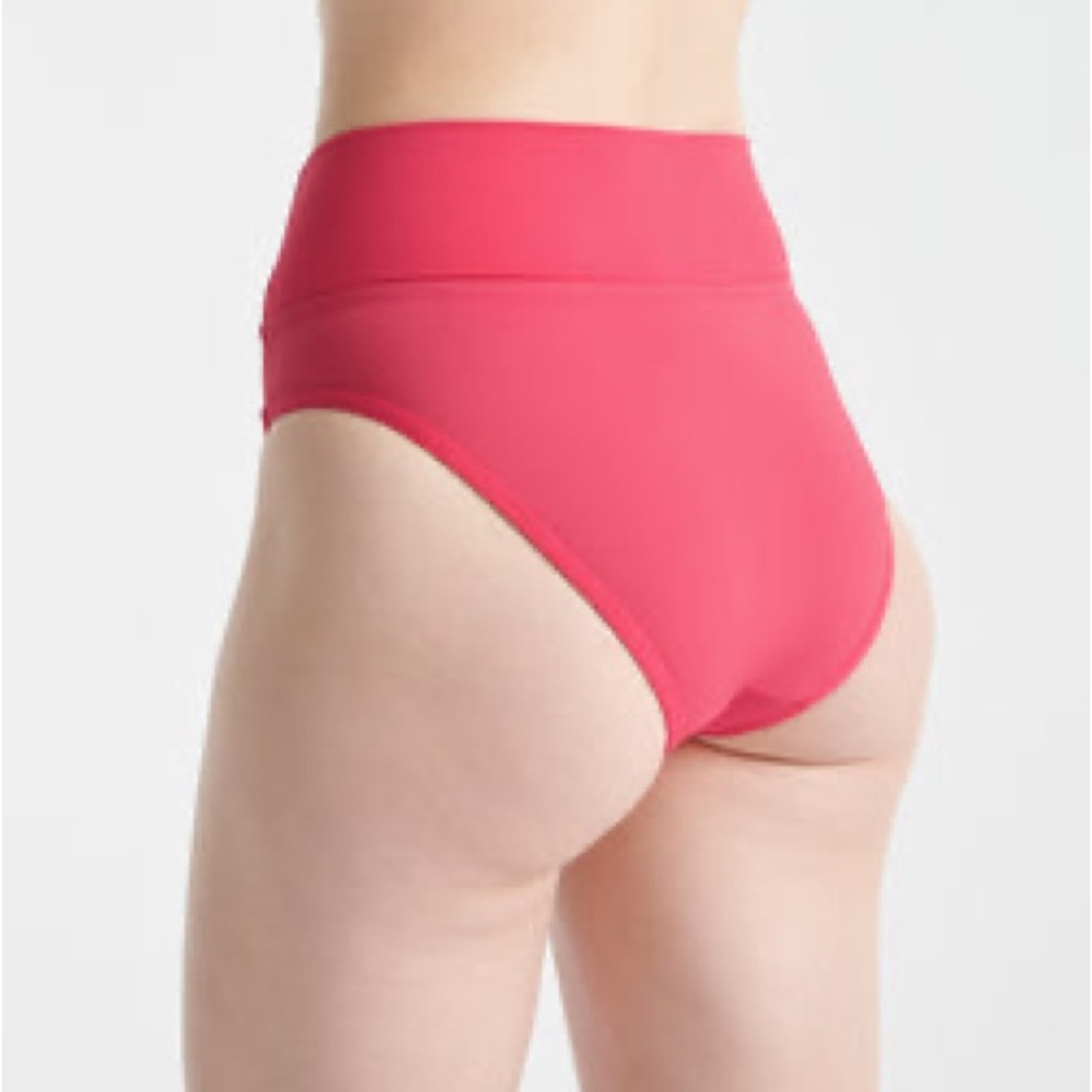 Knix Leakproof High Rise Bikini Bottom (NWT) in Pink Pepper